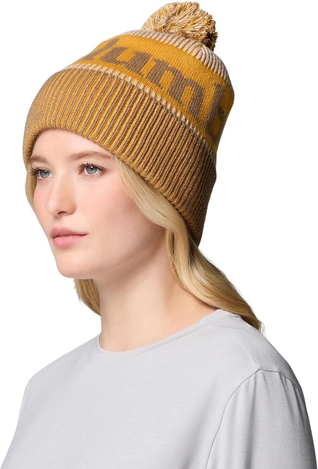 image:imageColumbia Unisex Polar Powder III BeanieDeltaAncient FossilSquash