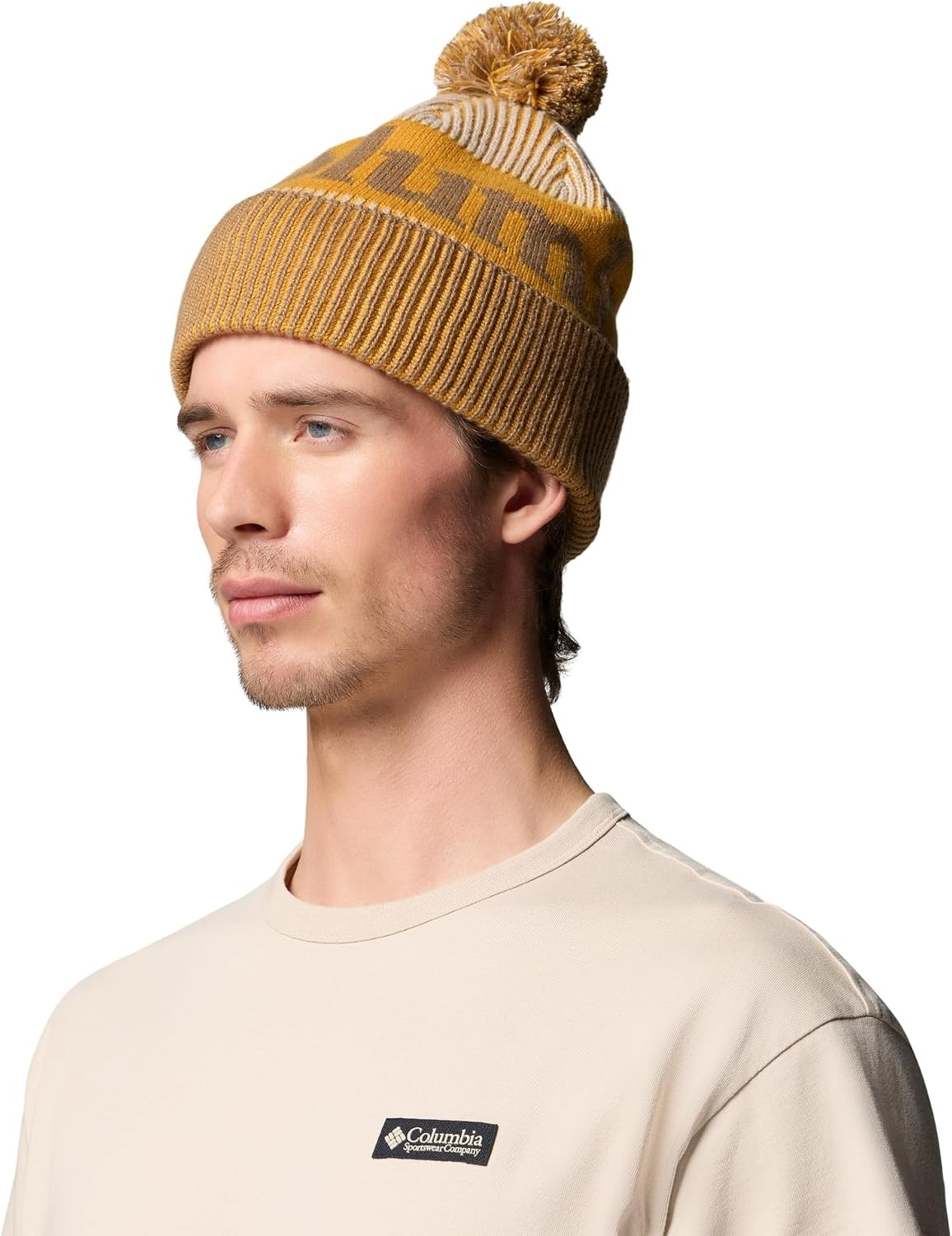 image:imageColumbia Unisex Polar Powder III BeanieDeltaAncient FossilSquash