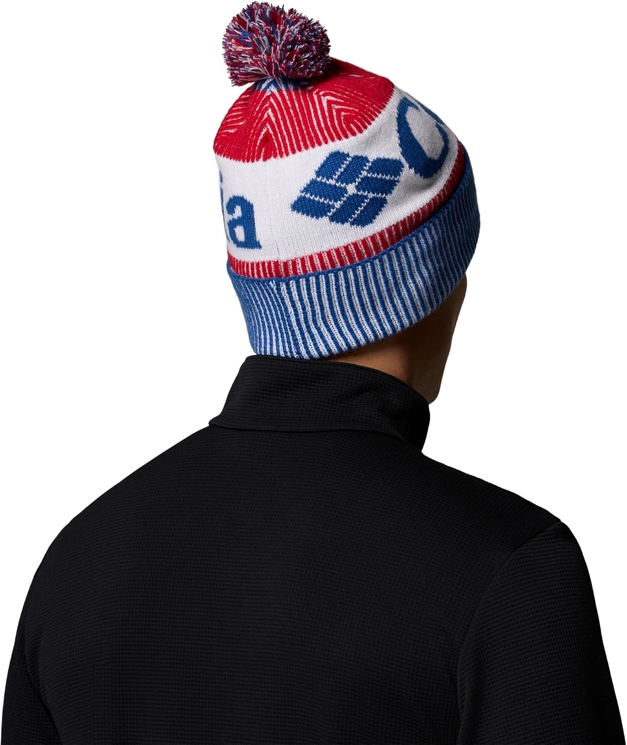 image:imageColumbia Unisex Polar Powder III BeanieMountain BlueMountain RedWhite