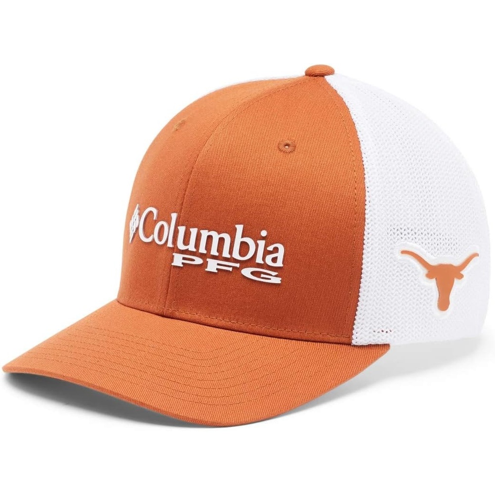 image:imageColumbia NCAA UnisexAdult PFG Mesh Ball Cap LargeXLargeTex Cedar