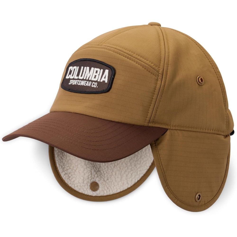 image:imageColumbia Unisex Landroamer Ear Flap CapDelta TobaccoWorking Badge