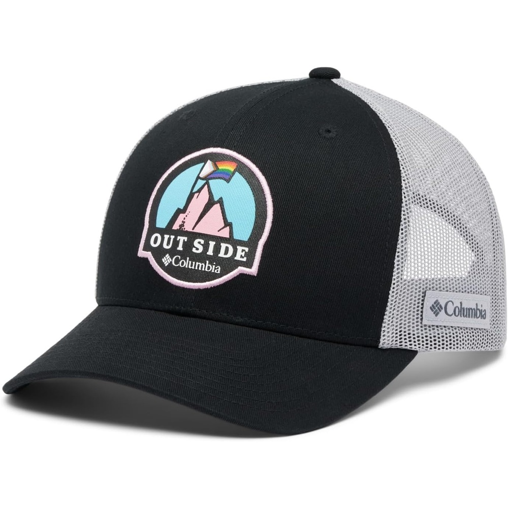 image:imageColumbia Unisex Mesh Snap BackBlackColumbia GreyPride