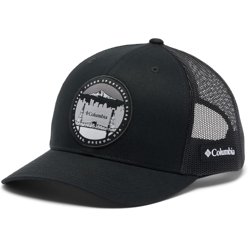 image:imageColumbia Unisex Mesh Snap BackBlackPdx Cityscape