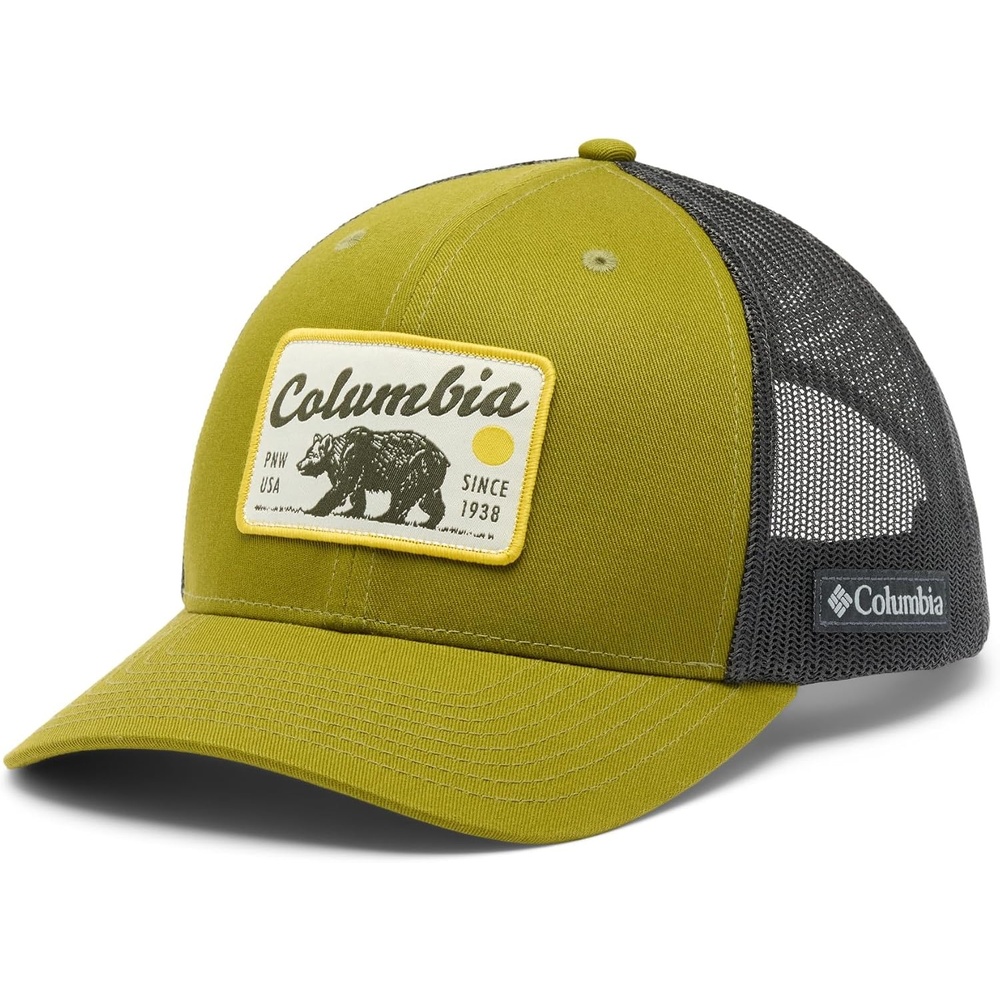image:imageColumbia Unisex Mesh Snap BackMossy GreenPnw Bear