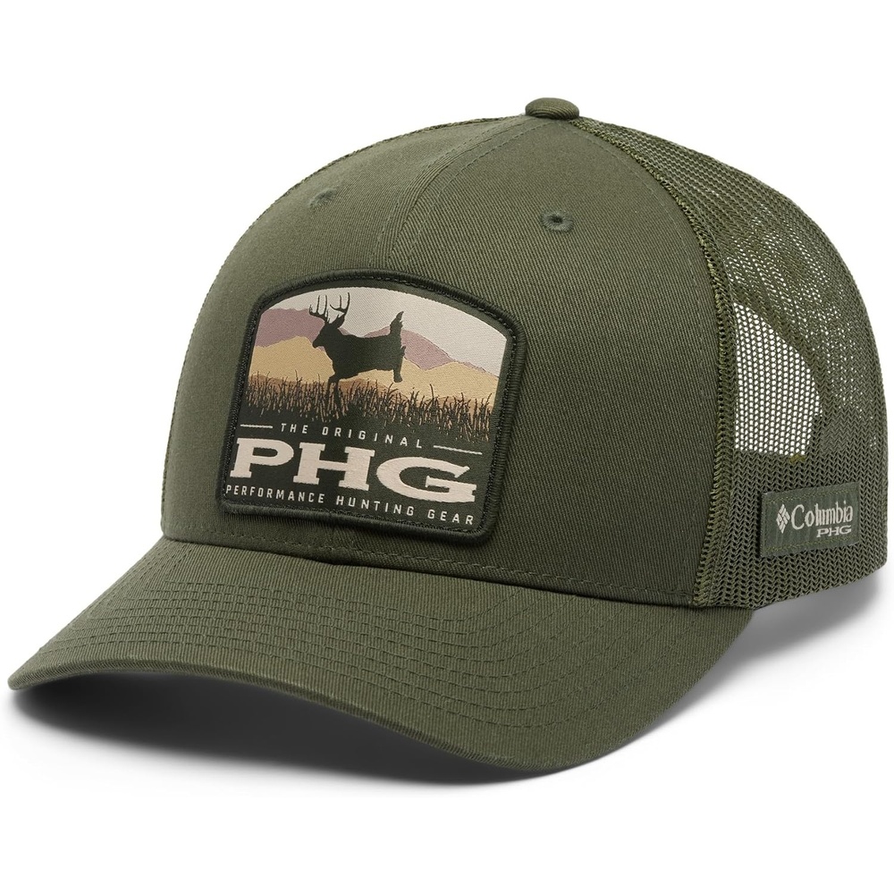 image:imageColumbia Unisex PHG Patch Mesh Snap BackSurplus Green Phg Buck