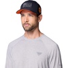 Columbia Unisex Collegiate PFG Mesh Fish Flag Ball Cap(Cle – Black)