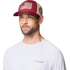 Columbia Unisex Collegiate PFG Mesh Fish Flag Ball Cap(Fsu – Cabernet/Sierra Tan)