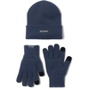 Columbia Unisex Beanie And Glove Set, Nocturnal, S/M