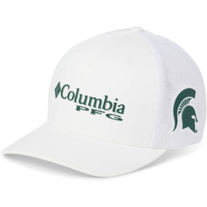 Columbia NCAA Unisex-Adult PFG Mesh Ball Cap Large/X-Large(White)