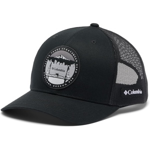 Columbia Unisex Mesh Snap Back(Black/Pdx Cityscape)