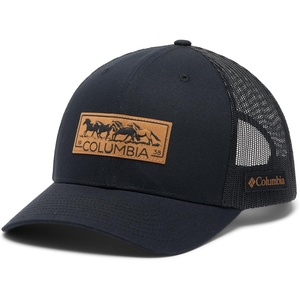Columbia Unisex Mesh Snap Back(Black/Wild Horses)