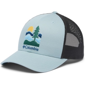 Columbia Unisex Mesh Snap Back(Crushed Blue/Get Hiked)
