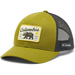 Columbia Unisex Mesh Snap Back(Mossy Green/Pnw Bear)
