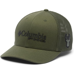 Columbia Unisex PHG Logo Mesh Ball Cap(Surplus Green/Deer Logo)