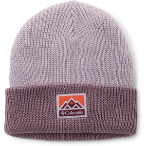 Columbia Unisex Whirlibird Watch Cap Beanie(Lavender Pearl/Shale Purple/Mountains)