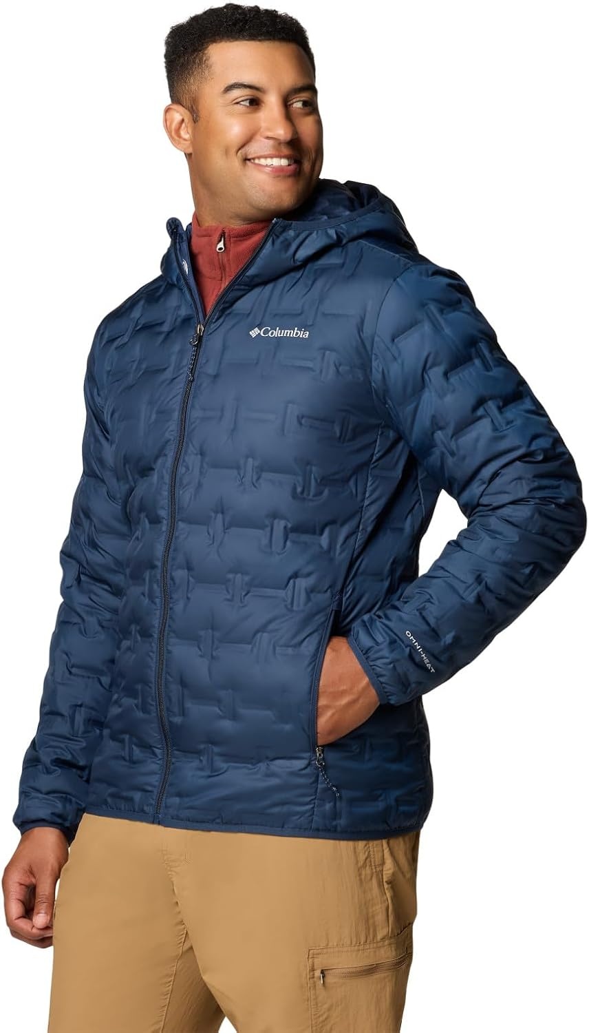 image:imageColumbia Mens Delta Ridge II Down Hooded JacketCollegiate Navy