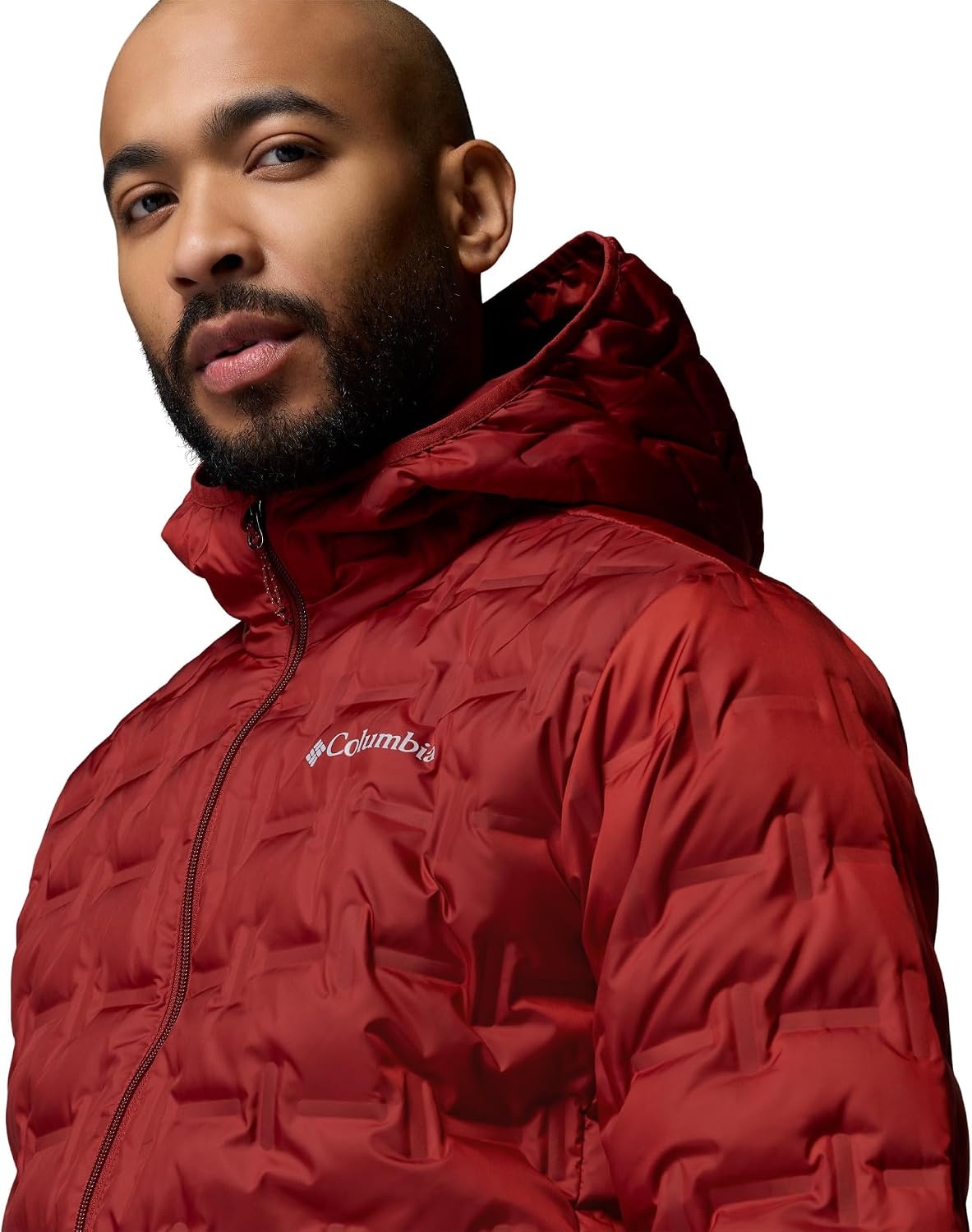 image:imageColumbia Mens Delta Ridge II Down Hooded JacketRed Oxide