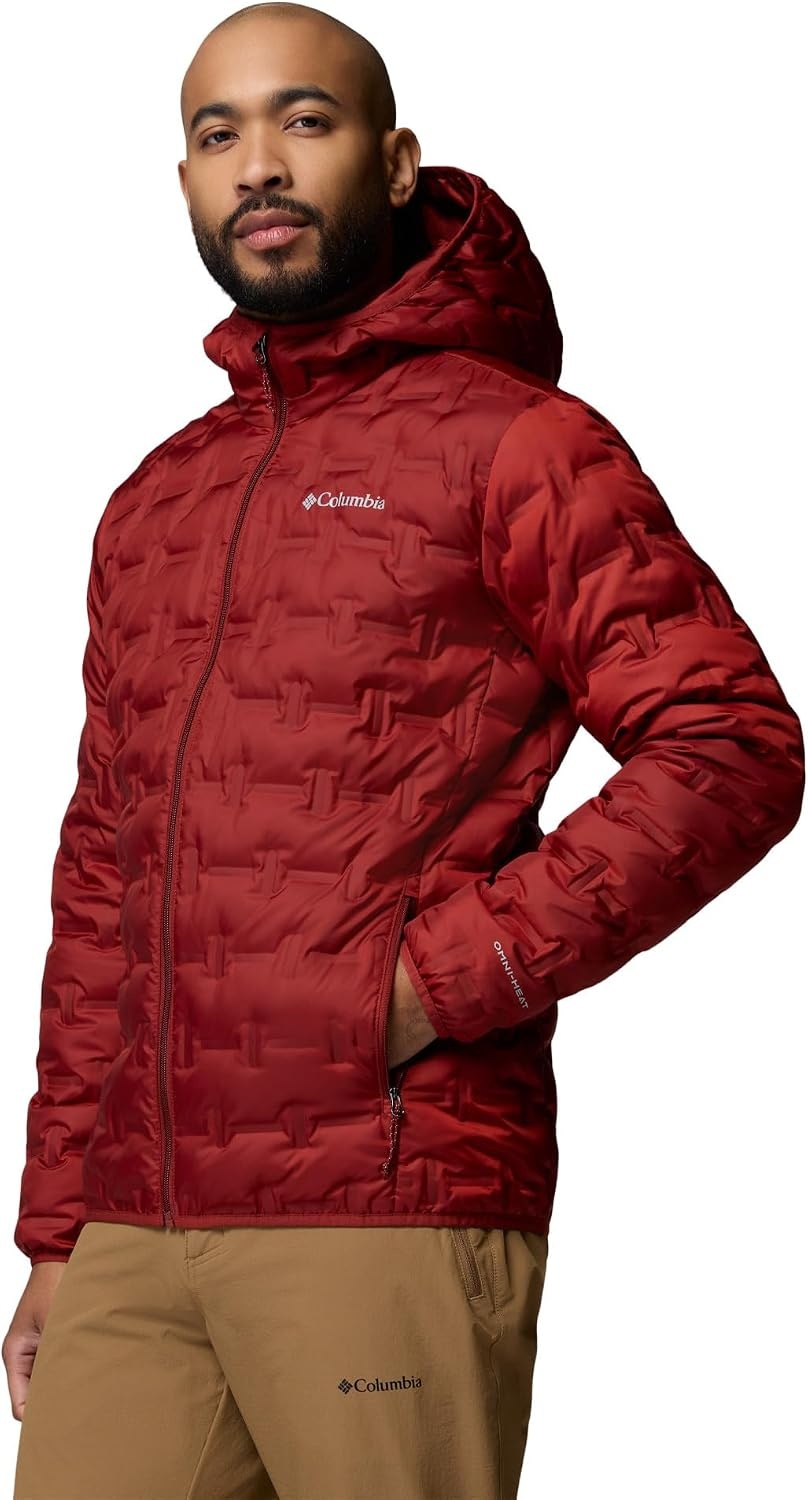image:imageColumbia Mens Delta Ridge II Down Hooded JacketRed Oxide