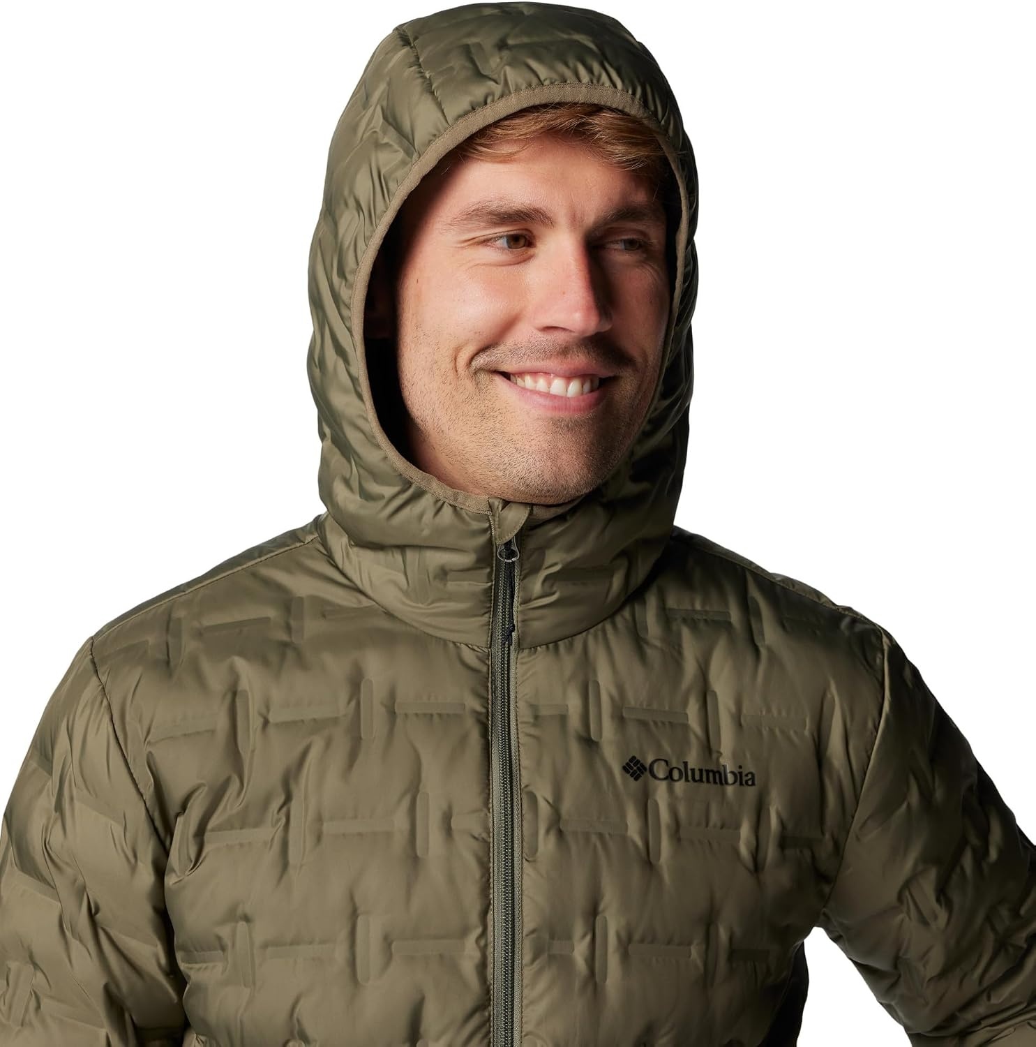 image:imageColumbia Mens Delta Ridge II Down Hooded JacketStone Green