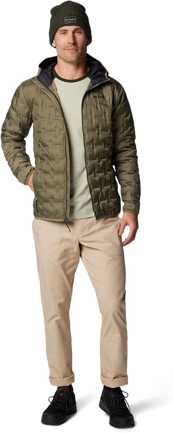 image:imageColumbia Mens Delta Ridge II Down Hooded JacketStone Green