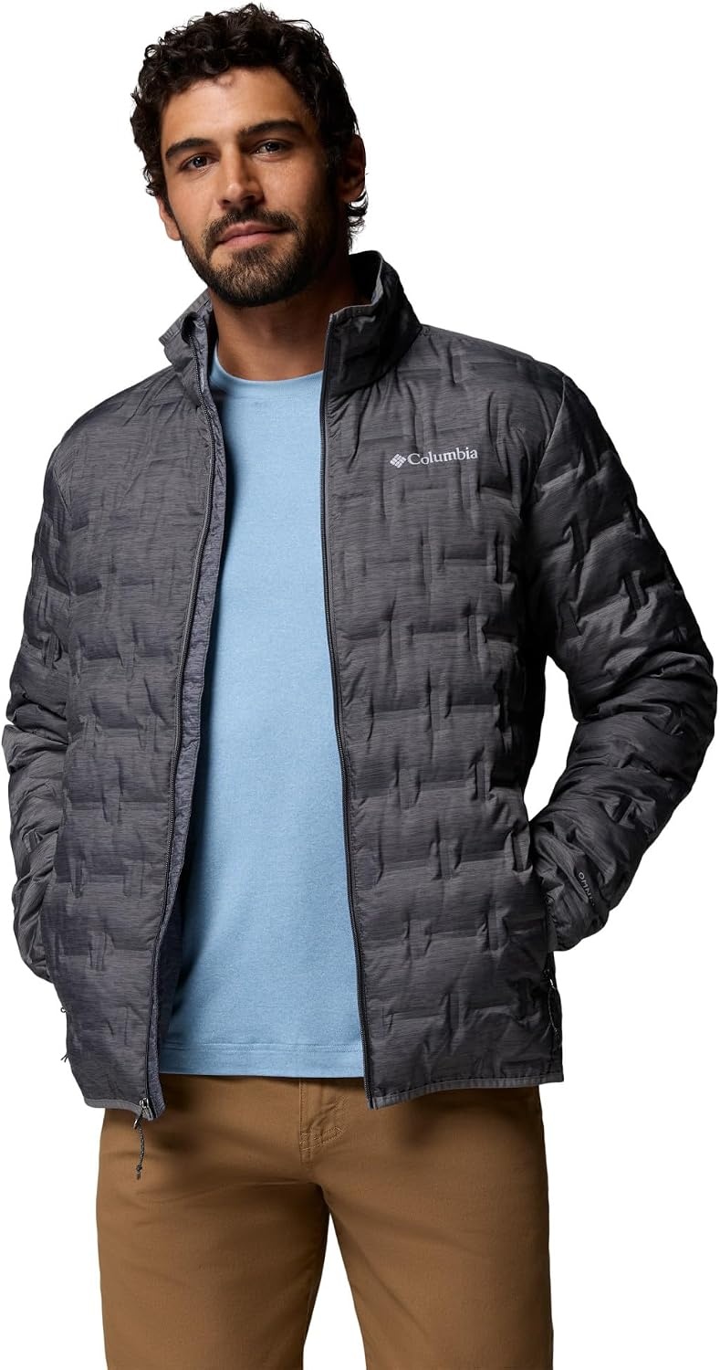 image:imageColumbia Mens Delta Ridge II Down JacketCity Grey Heather Print