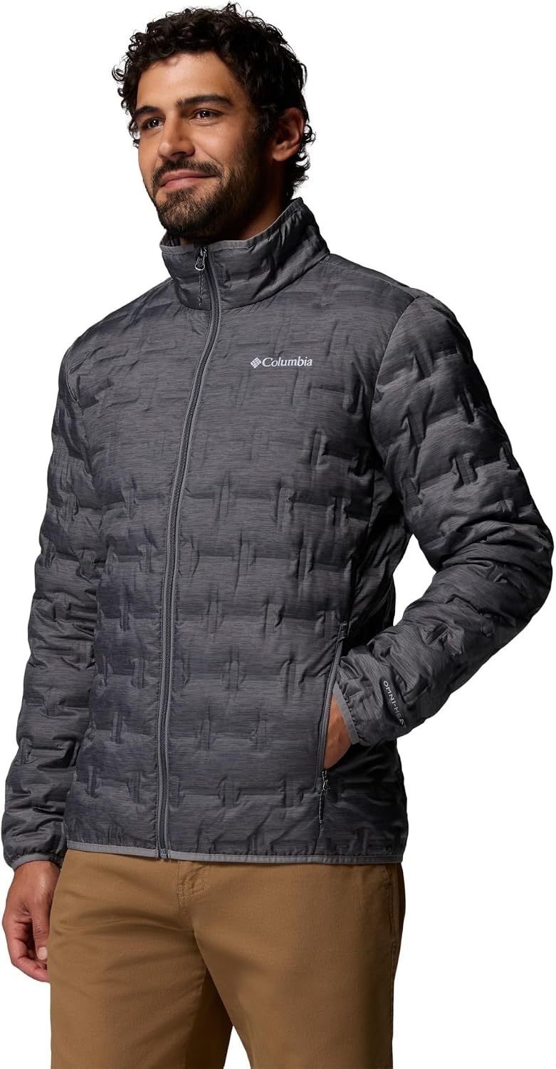 image:imageColumbia Mens Delta Ridge II Down JacketCity Grey Heather Print