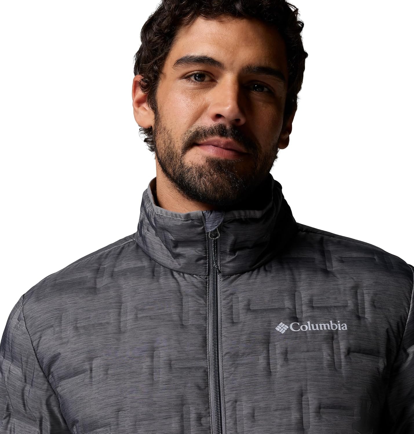 image:imageColumbia Mens Delta Ridge II Down JacketCity Grey Heather Print