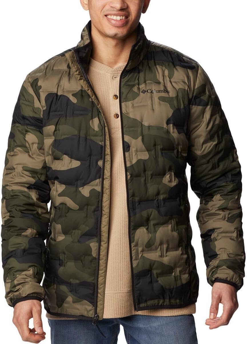 image:imageColumbia Mens Delta Ridge II Down JacketStone Green Mod Camo Print