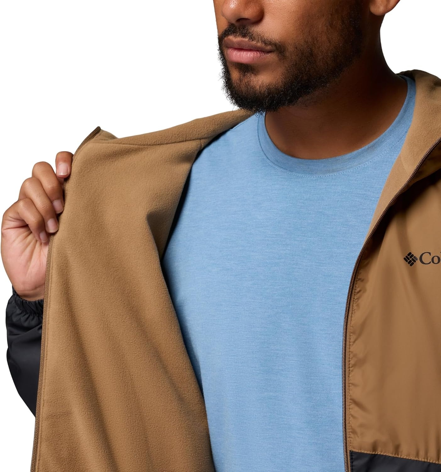 image:imageColumbia Mens Hazen Pines Lined WindbreakerDeltaBlack