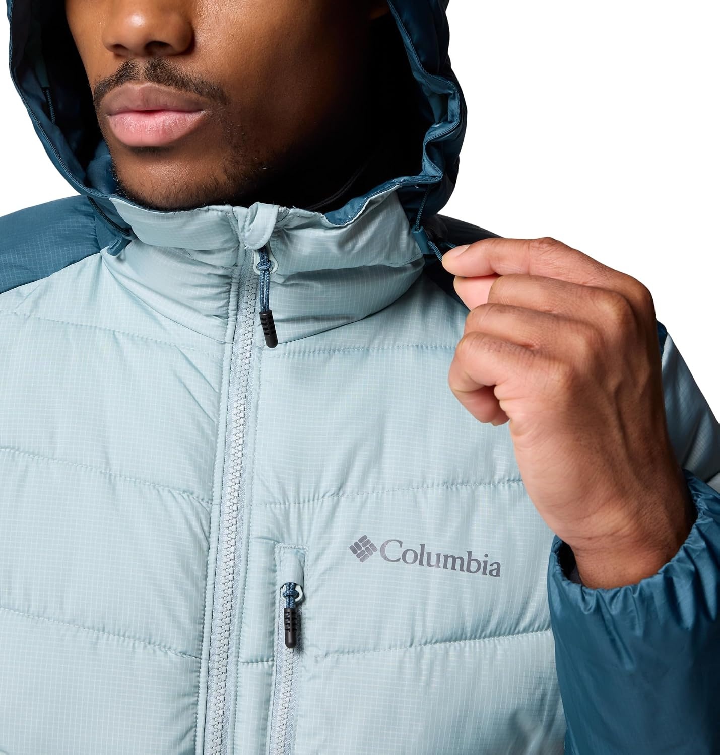 image:imageColumbia Mens Labyrinth Loop II Hooded JacketCrushed BlueEverblue