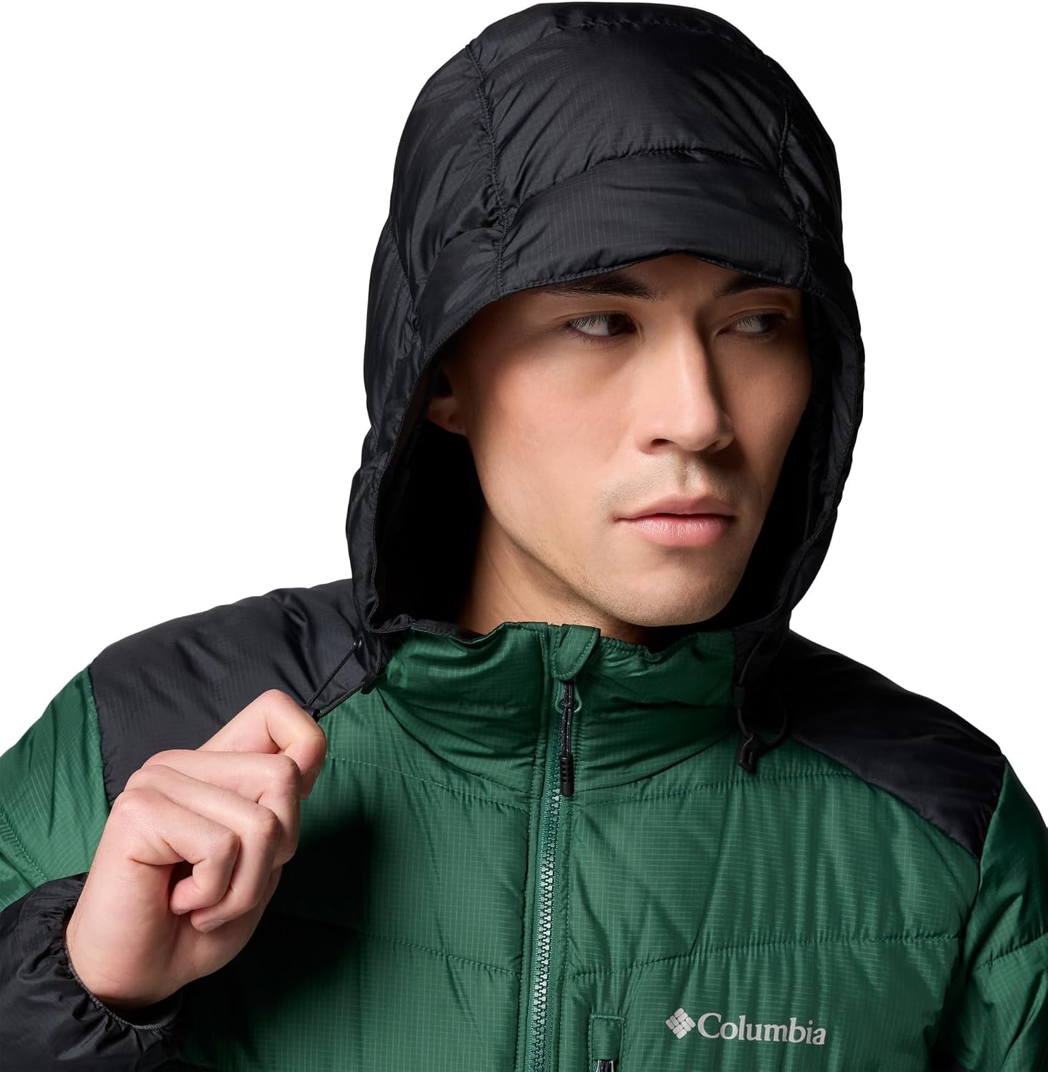 image:imageColumbia Mens Labyrinth Loop II Hooded JacketRain ForestBlack