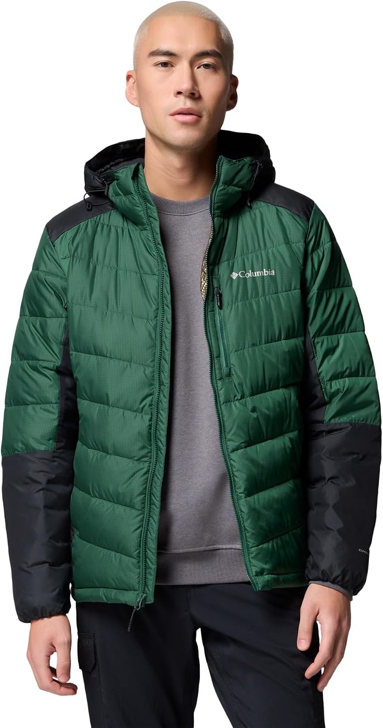 image:imageColumbia Mens Labyrinth Loop II Hooded JacketRain ForestBlack