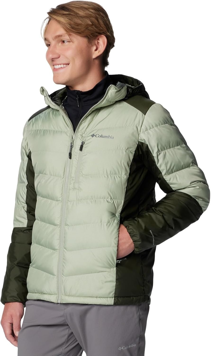 image:imageColumbia Mens Labyrinth Loop II Hooded JacketSafariGreenscape