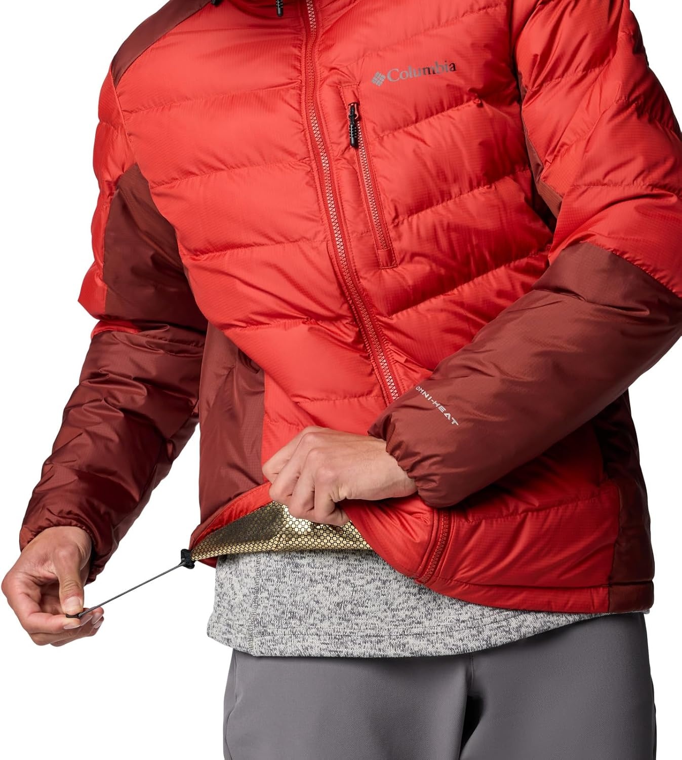 image:imageColumbia Mens Labyrinth Loop II Hooded JacketSail RedSpice