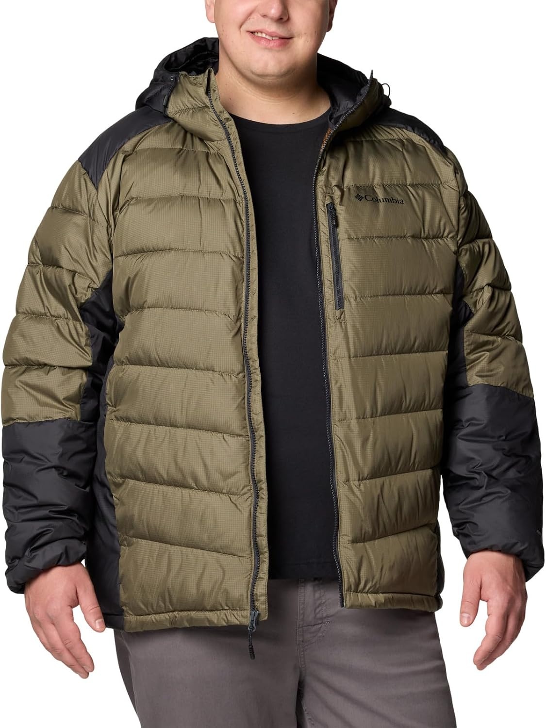 image:imageColumbia Mens Labyrinth Loop II Hooded JacketStone GreenShark