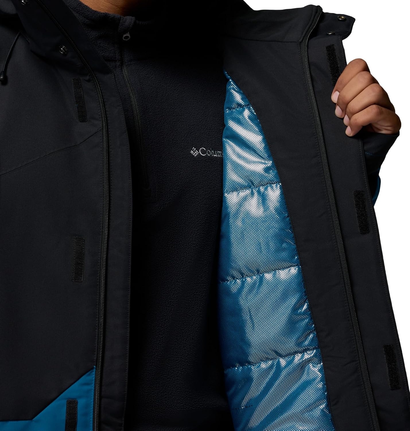 image:imageColumbia Mens Last Tracks III JacketBlackPhoenix Blue