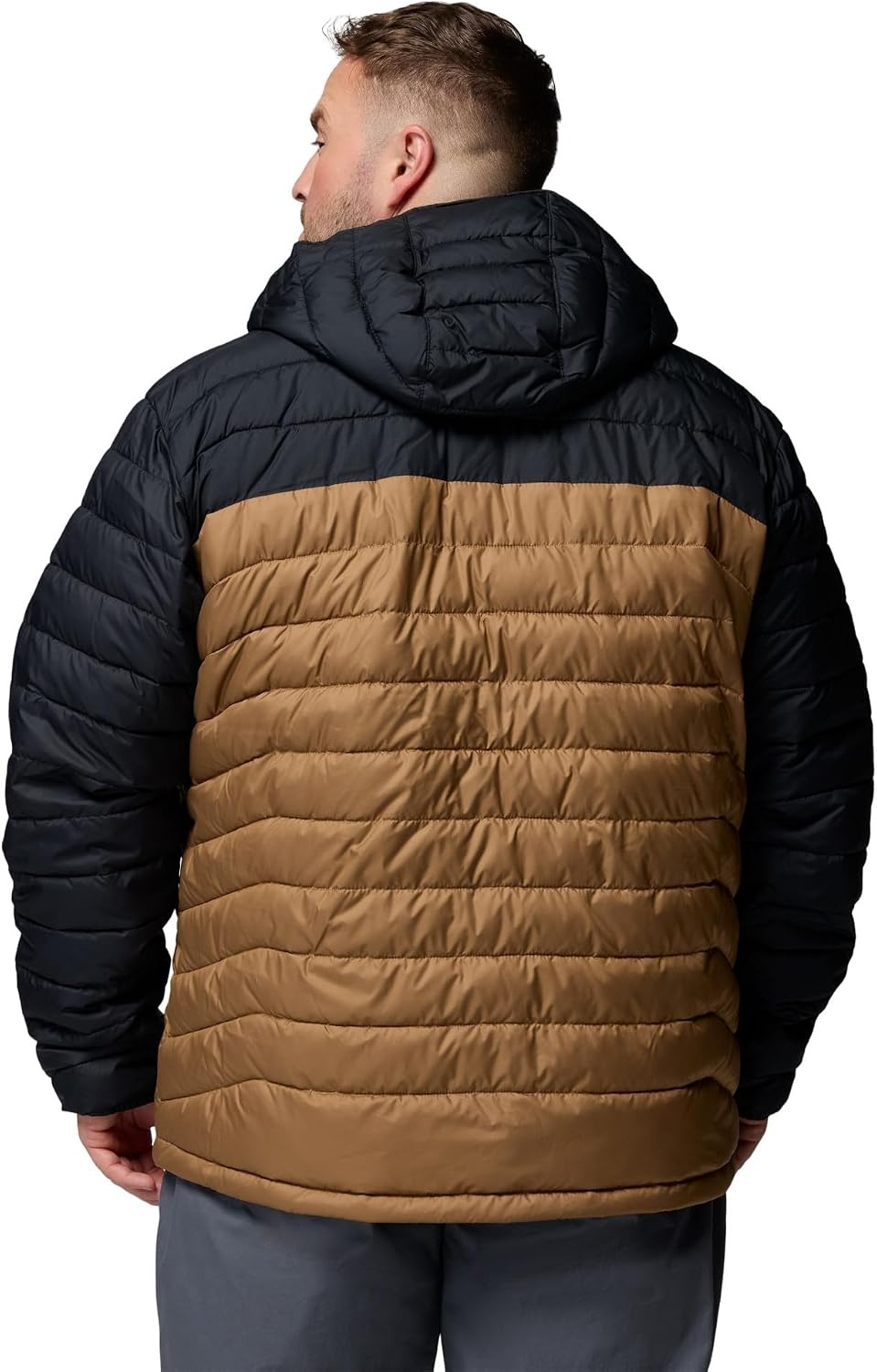 image:imageColumbia Mens Powder Lite II Hooded JacketDeltaBlack
