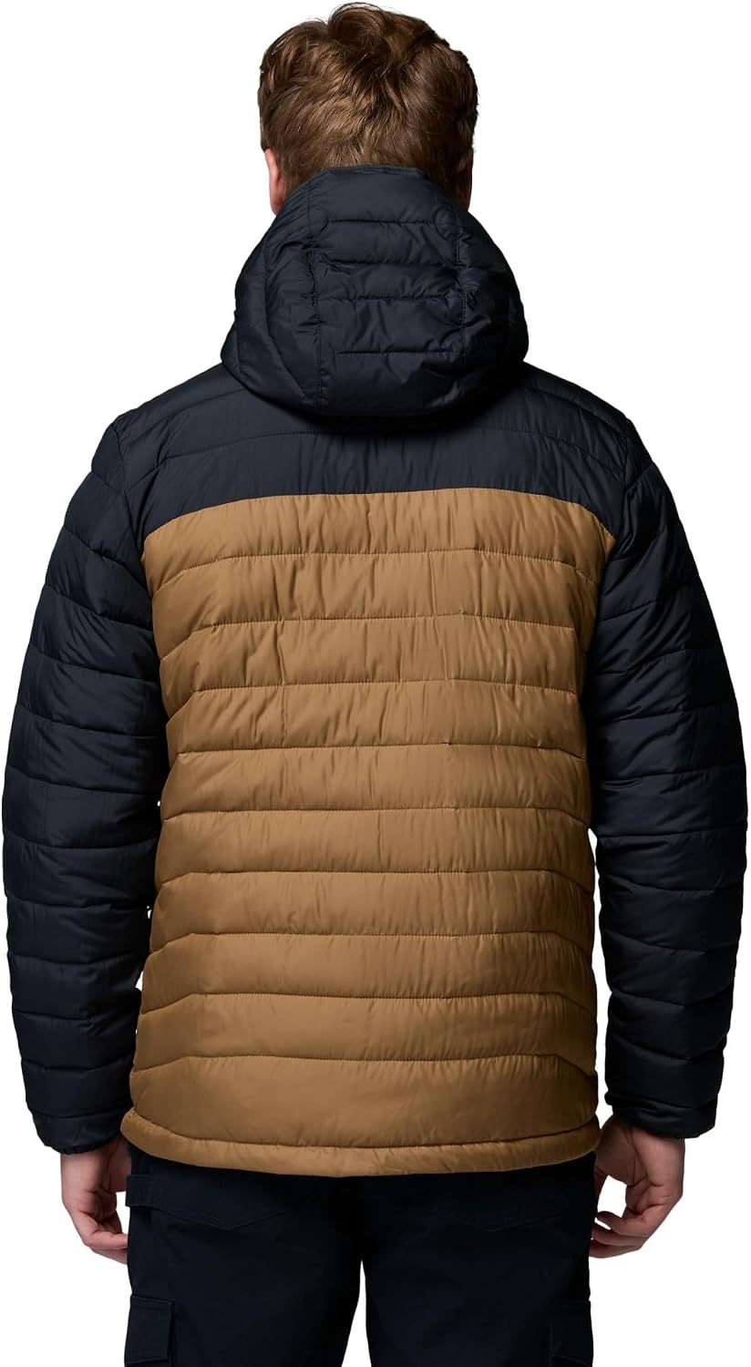 image:imageColumbia Mens Powder Lite II Hooded JacketDeltaBlack