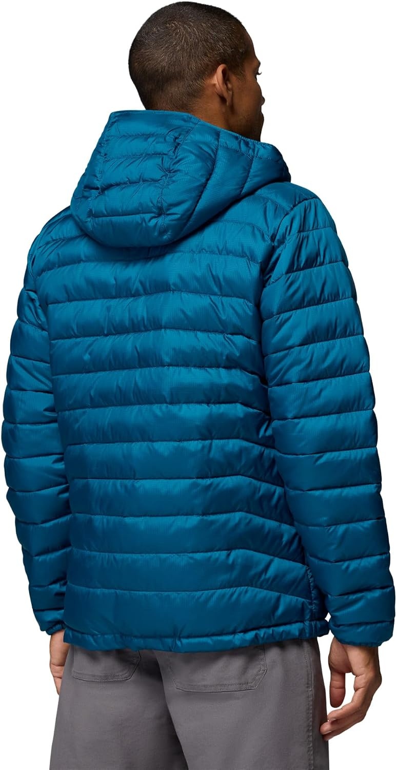 image:imageColumbia Mens Powder Lite II Hooded JacketPhoenix Blue Ripstop