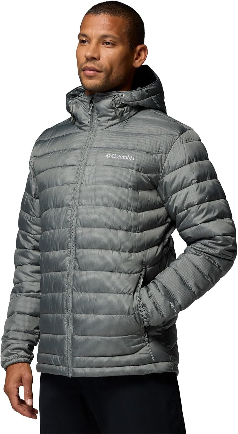 image:imageColumbia Mens Powder Lite II Hooded JacketSedona Sage Ripstop