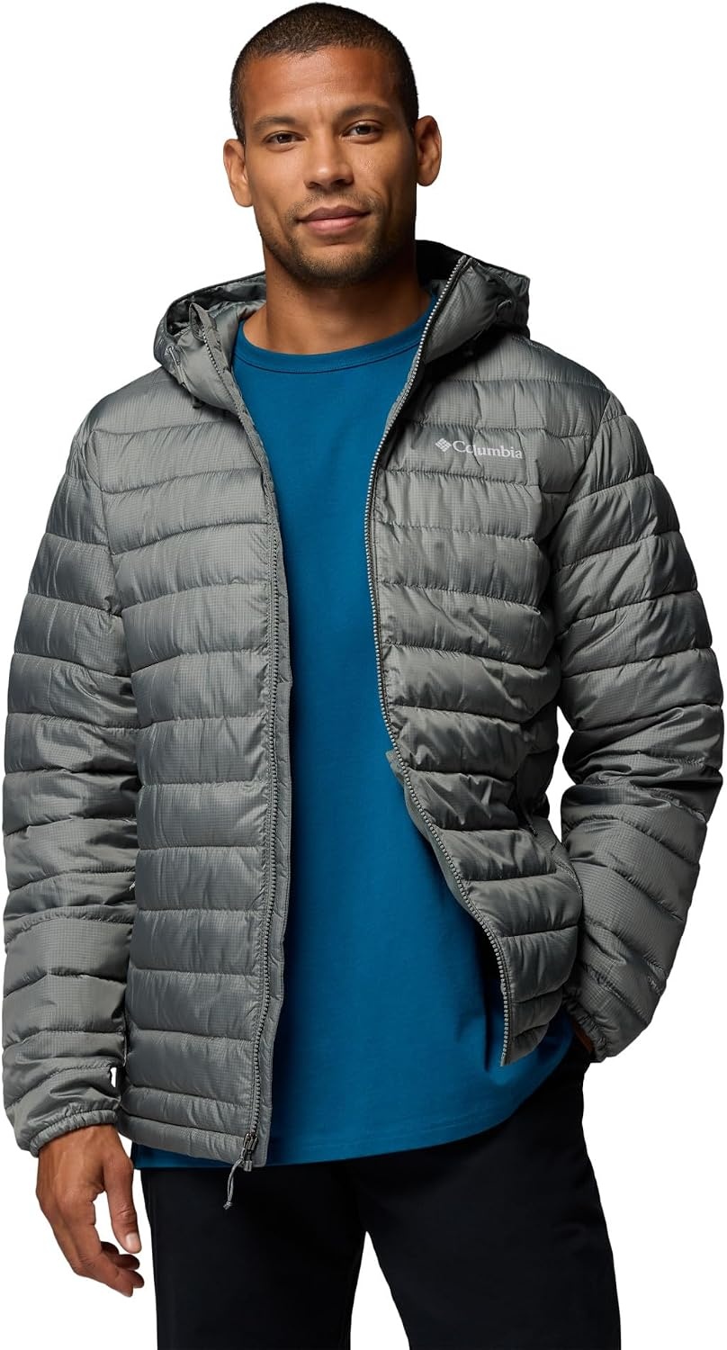 image:imageColumbia Mens Powder Lite II Hooded JacketSedona Sage Ripstop