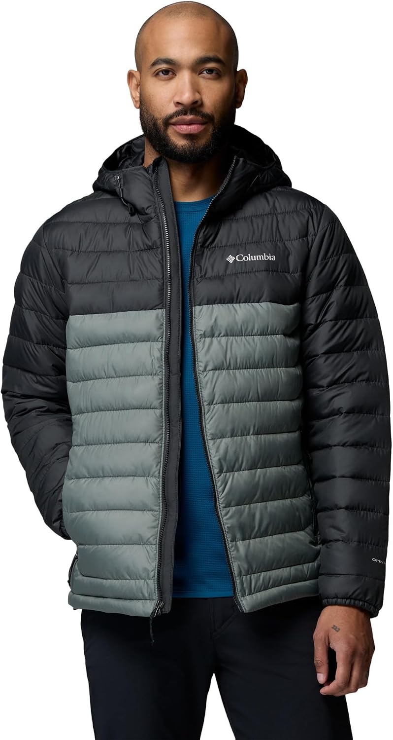 image:imageColumbia Mens Powder Lite II Hooded JacketSedona SageShark