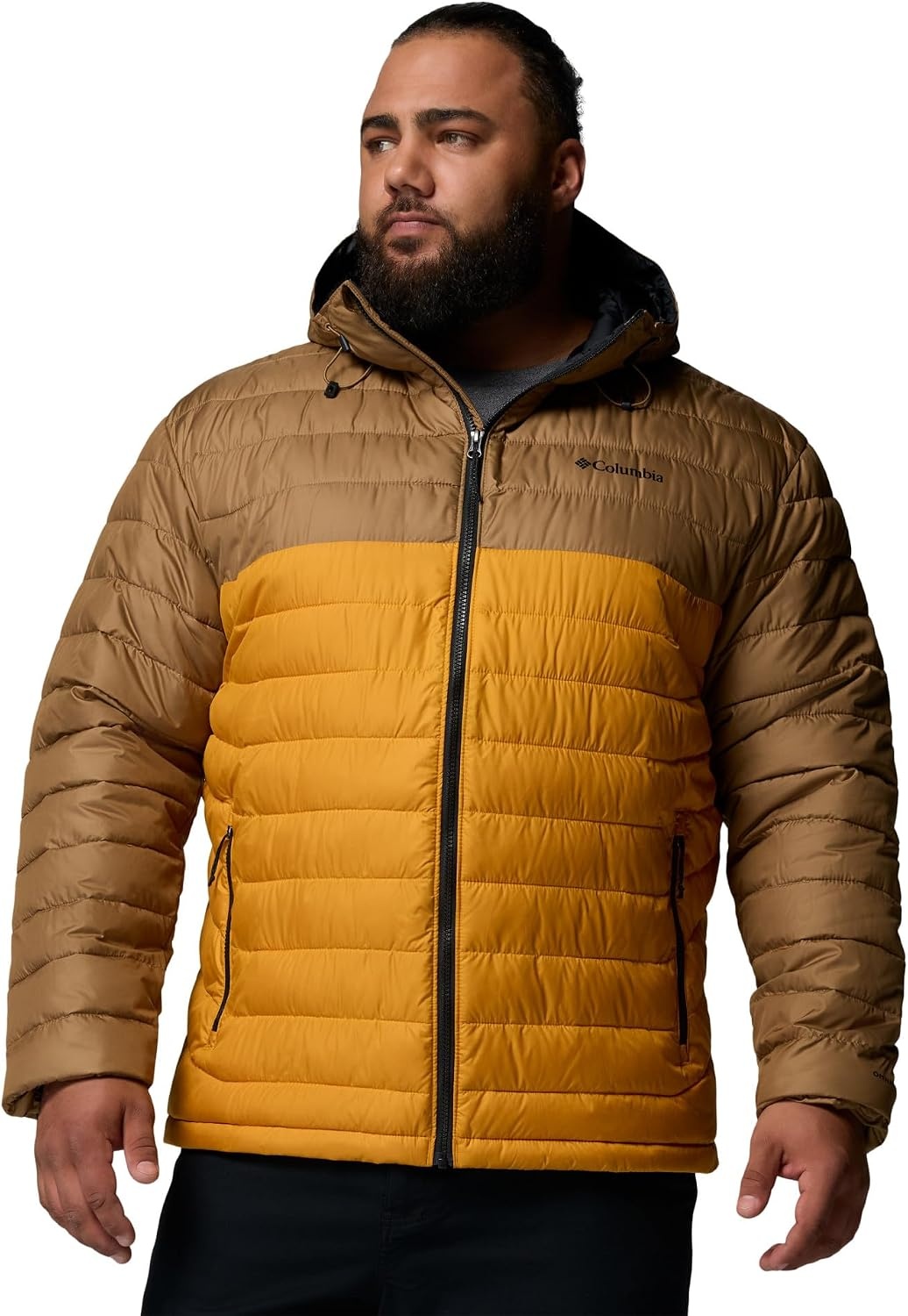 image:imageColumbia Mens Powder Lite II Hooded JacketSquashDelta