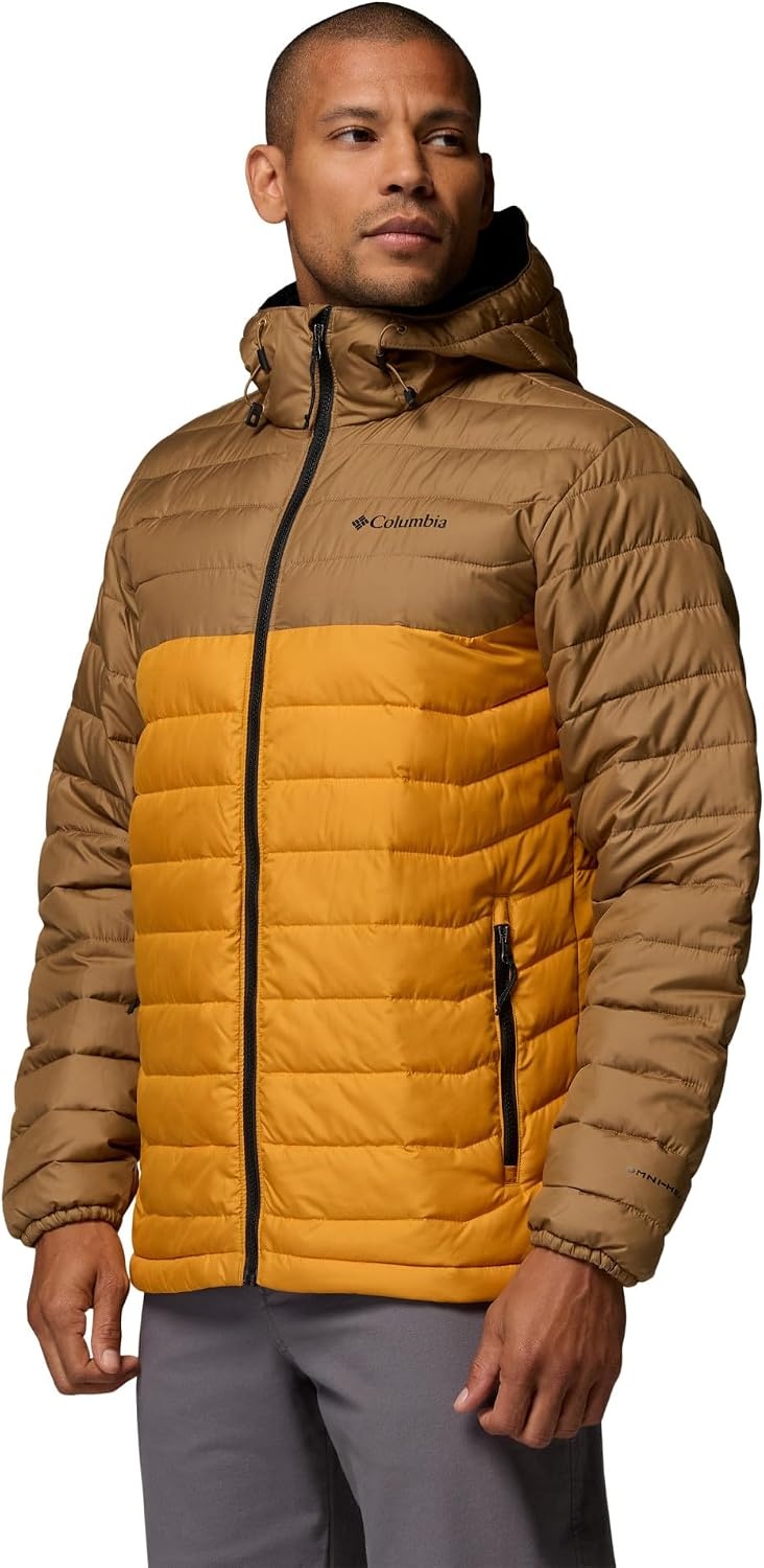 image:imageColumbia Mens Powder Lite II Hooded JacketSquashDelta