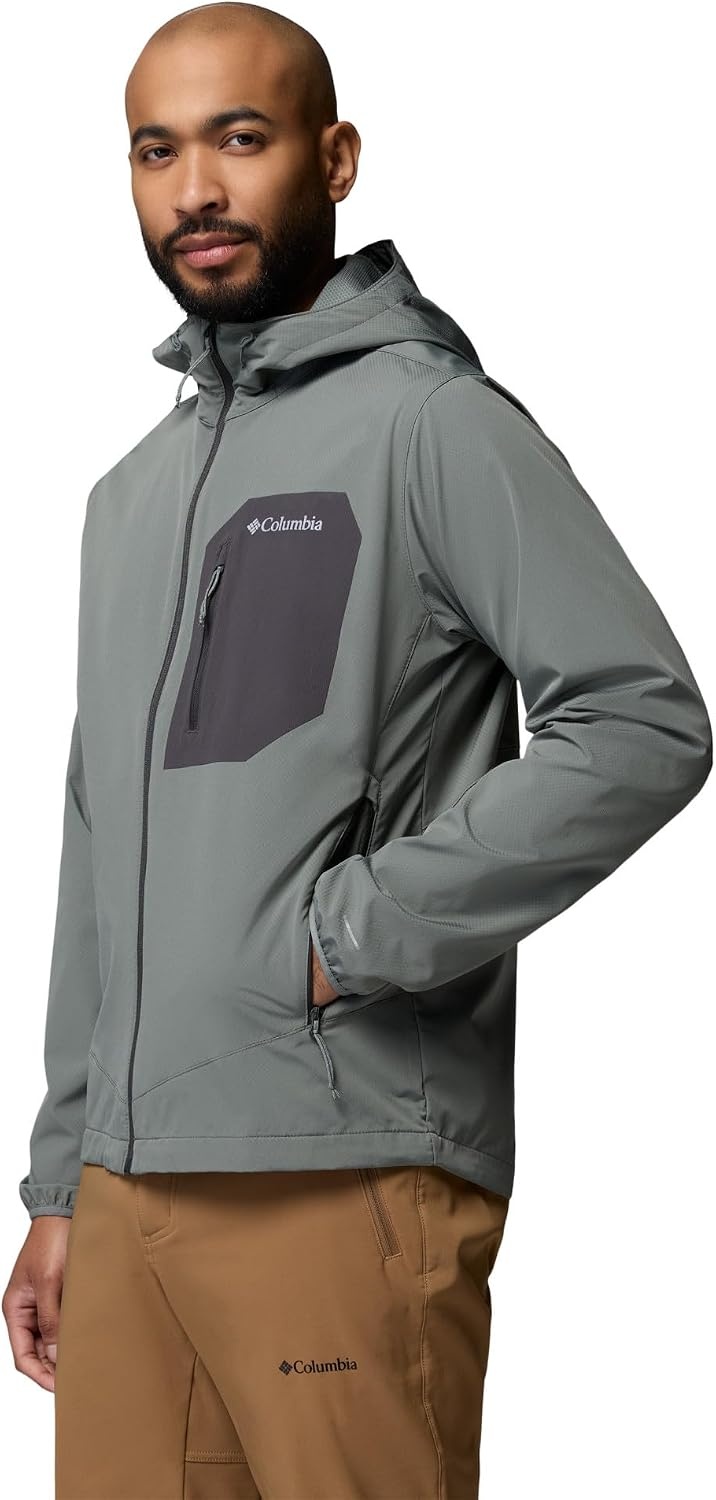 image:imageColumbia Mens Tall Heights III Hooded SoftshellSedona SageShark