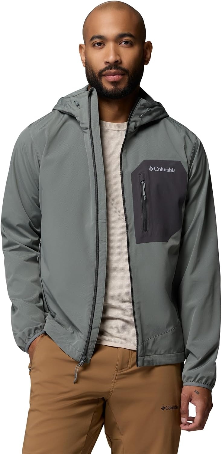 image:imageColumbia Mens Tall Heights III Hooded SoftshellSedona SageShark