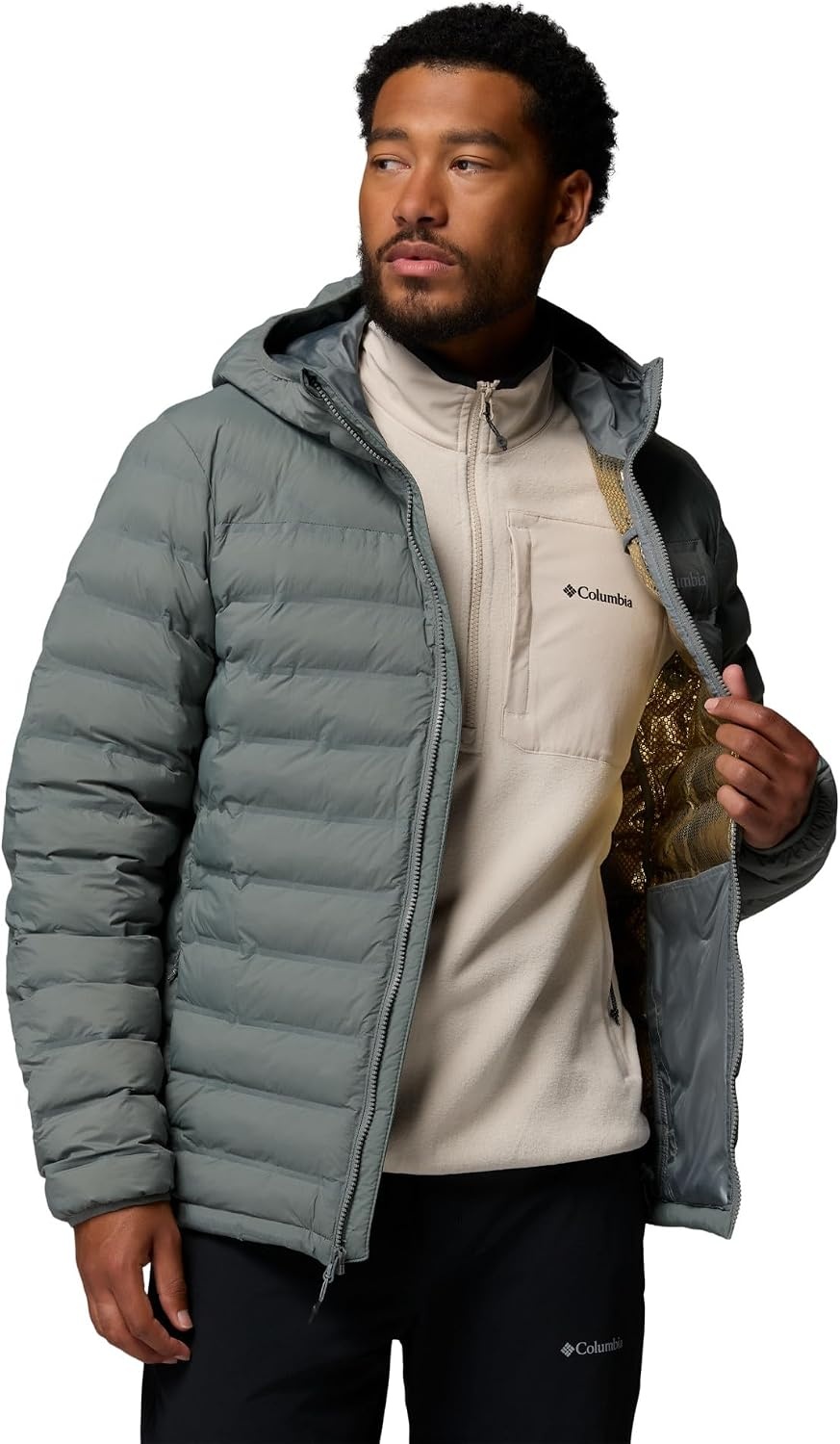 image:imageColumbia Mens Terwilliger Trail Heat Seal Hooded JacketSedona Sage
