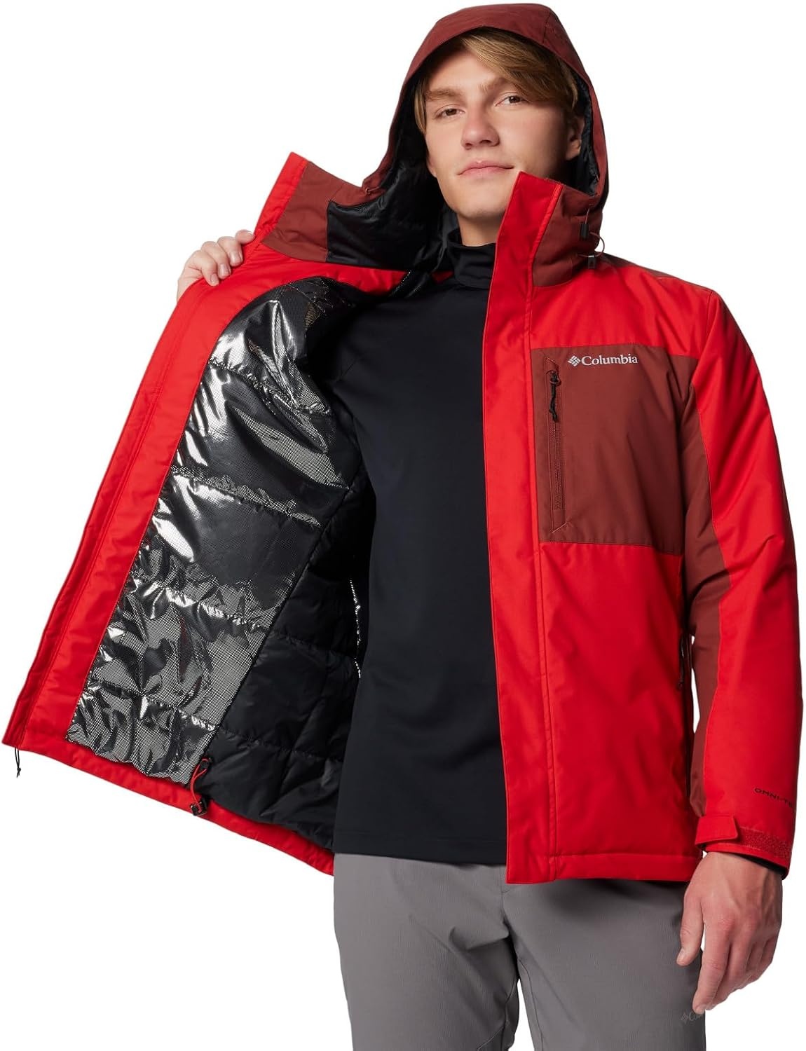 image:imageColumbia Mens Tipton Peak III Insulated JacketSail RedSpice