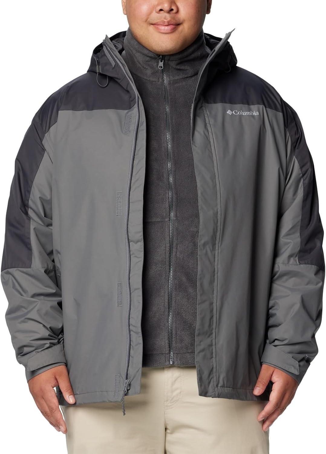 image:imageColumbia Mens Tunnel Falls II Interchange JacketCity GreyShark