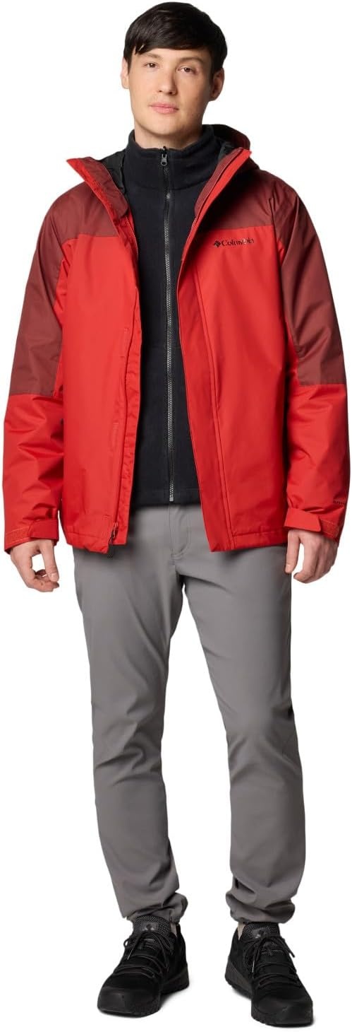 image:imageColumbia Mens Tunnel Falls II Interchange JacketSail RedSpice
